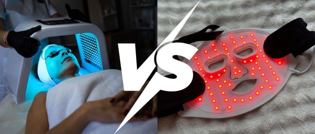 régénération peau par LED non invasive VS Masque Led